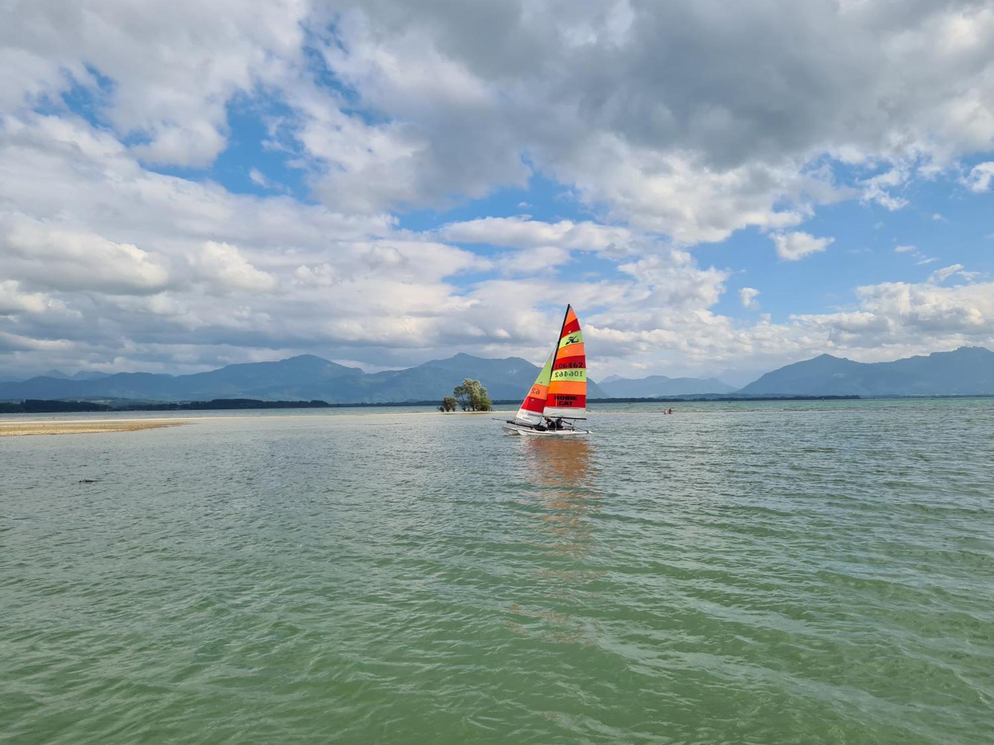 Vintage Studio Am Chiemsee Übersee Esterno foto