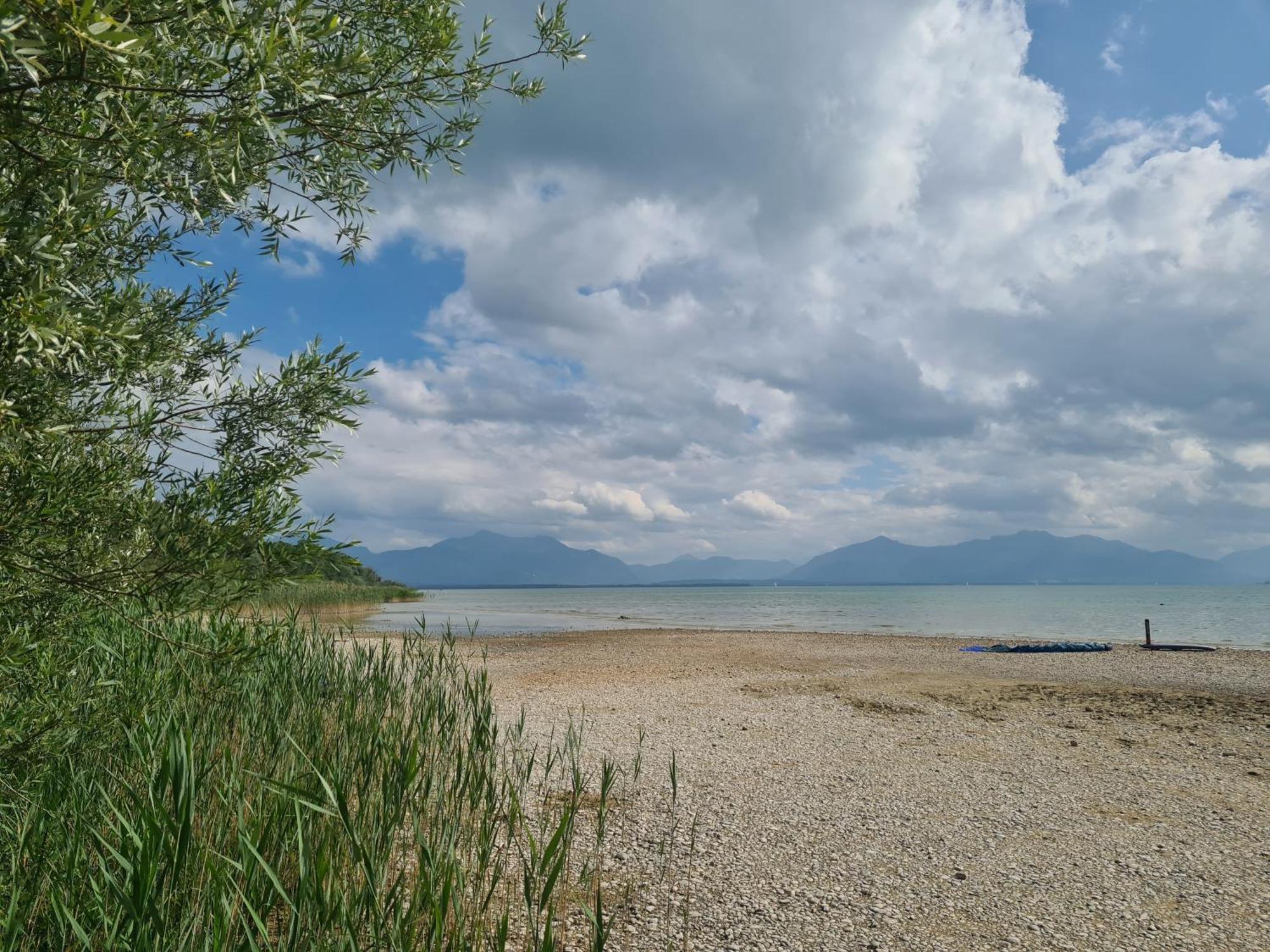 Vintage Studio Am Chiemsee Übersee Esterno foto